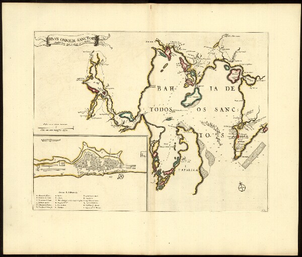 Atlas de l'Amerique Consistant en 46. Cartes hollandoises et angloises, mapa ze strany: [44]