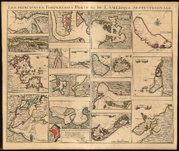 Atlas de l'Amerique Consistant en 46. Cartes hollandoises et angloises, mapa ze strany: [49]