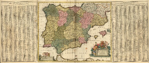 Atlas minor Sive totius orbis terrarum contracta delinea[ta] ex conatibus, mapa ze strany: [53]